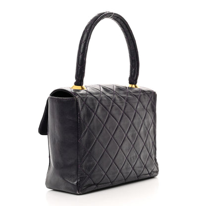 Chanel Lambskin Quilted Medium Kelly Flap Purple 3 of 23