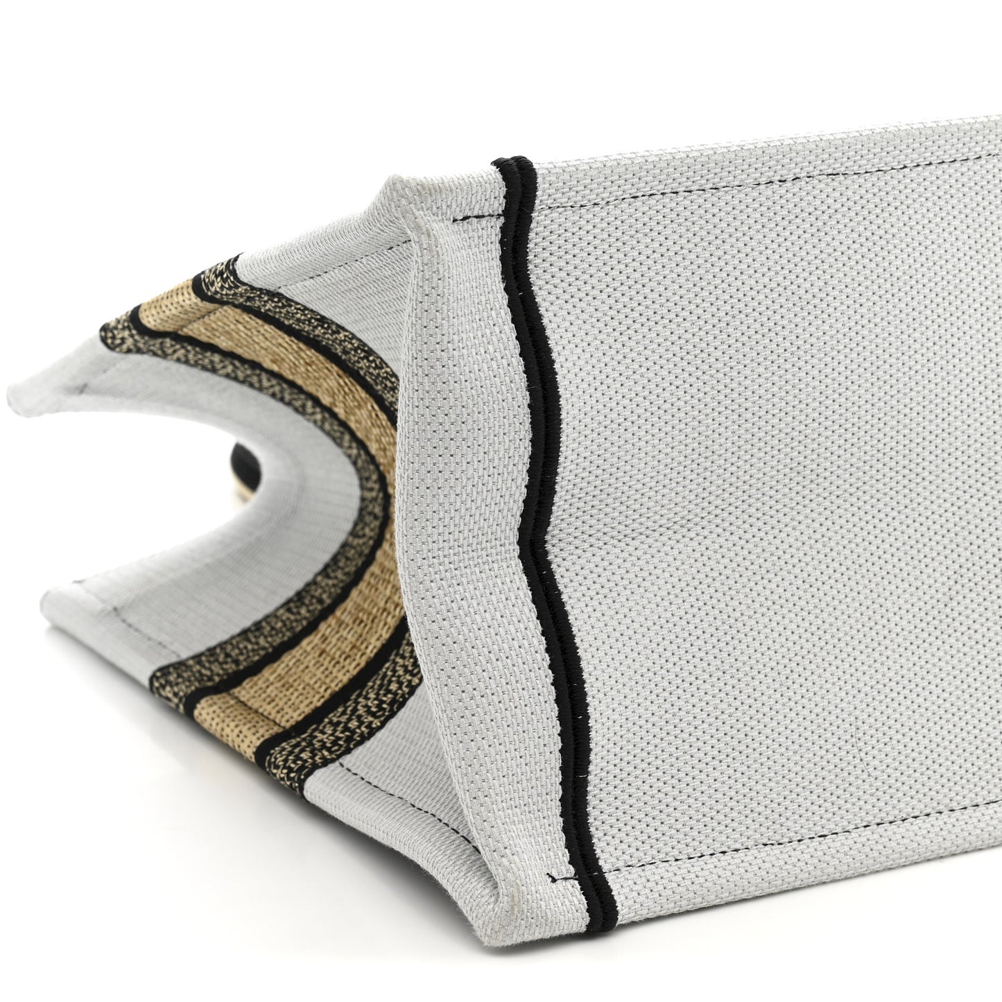 Canvas Embroidered Medium New York Book Tote Multicolor