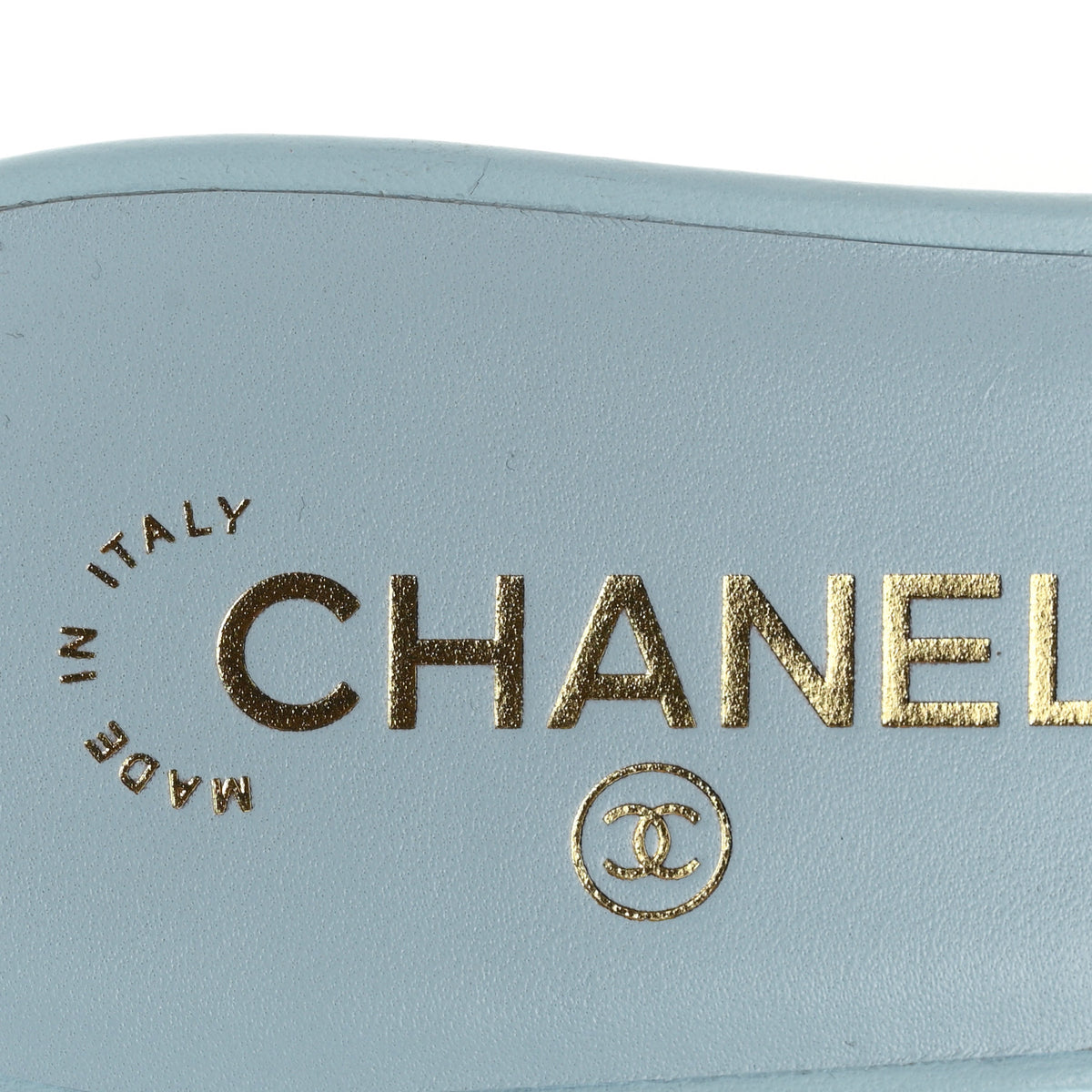 Chanel Lambskin CC Cutout Mules 41 Blue Black 8 of 10