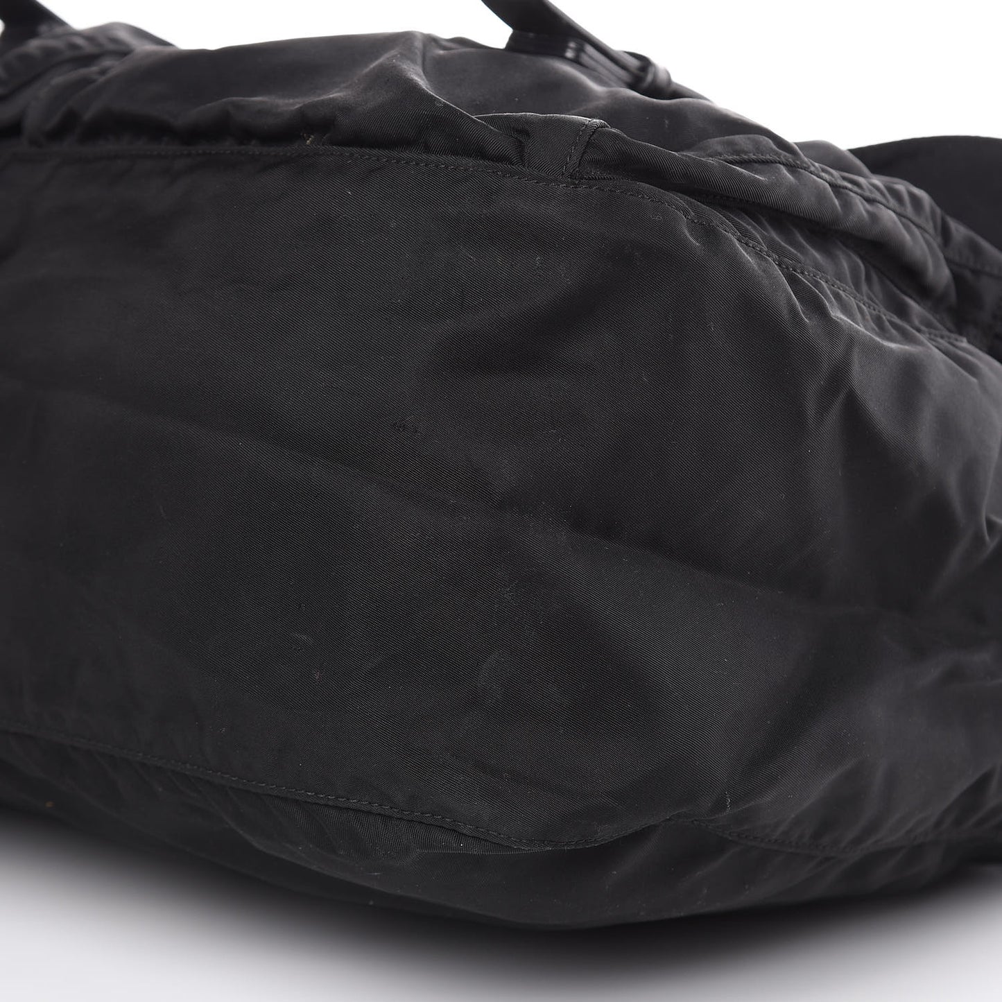 Nylon Vela Messenger Bag Black