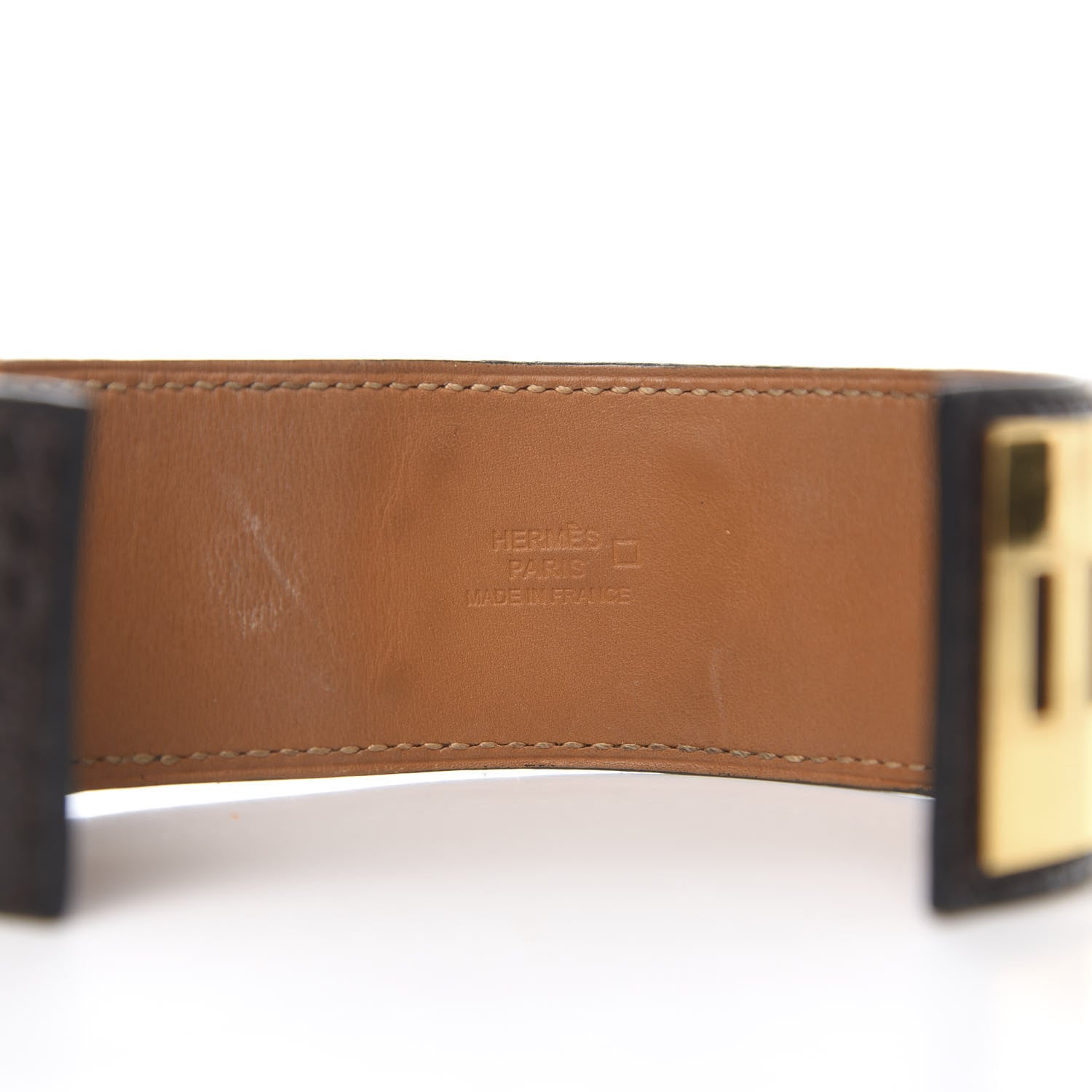 Hermes Matte Alligator Collier De Chien CDC Bracelet Ebene 6 of 9