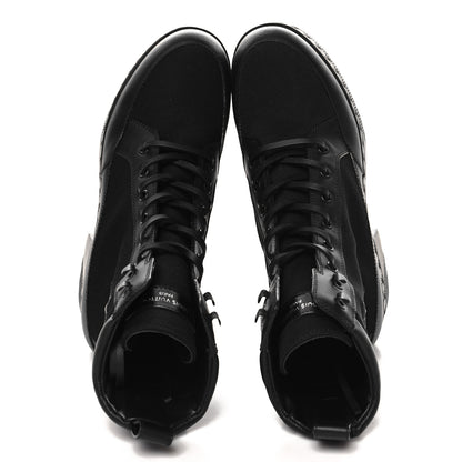 Louis Vuitton Canvas Monogram Laureate Platform Desert Boots 37.5 Black 2 of 9