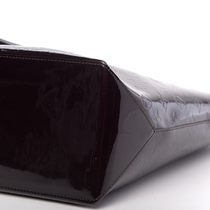 Louis Vuitton Vernis Wilshire GM Amarante 9 of 13