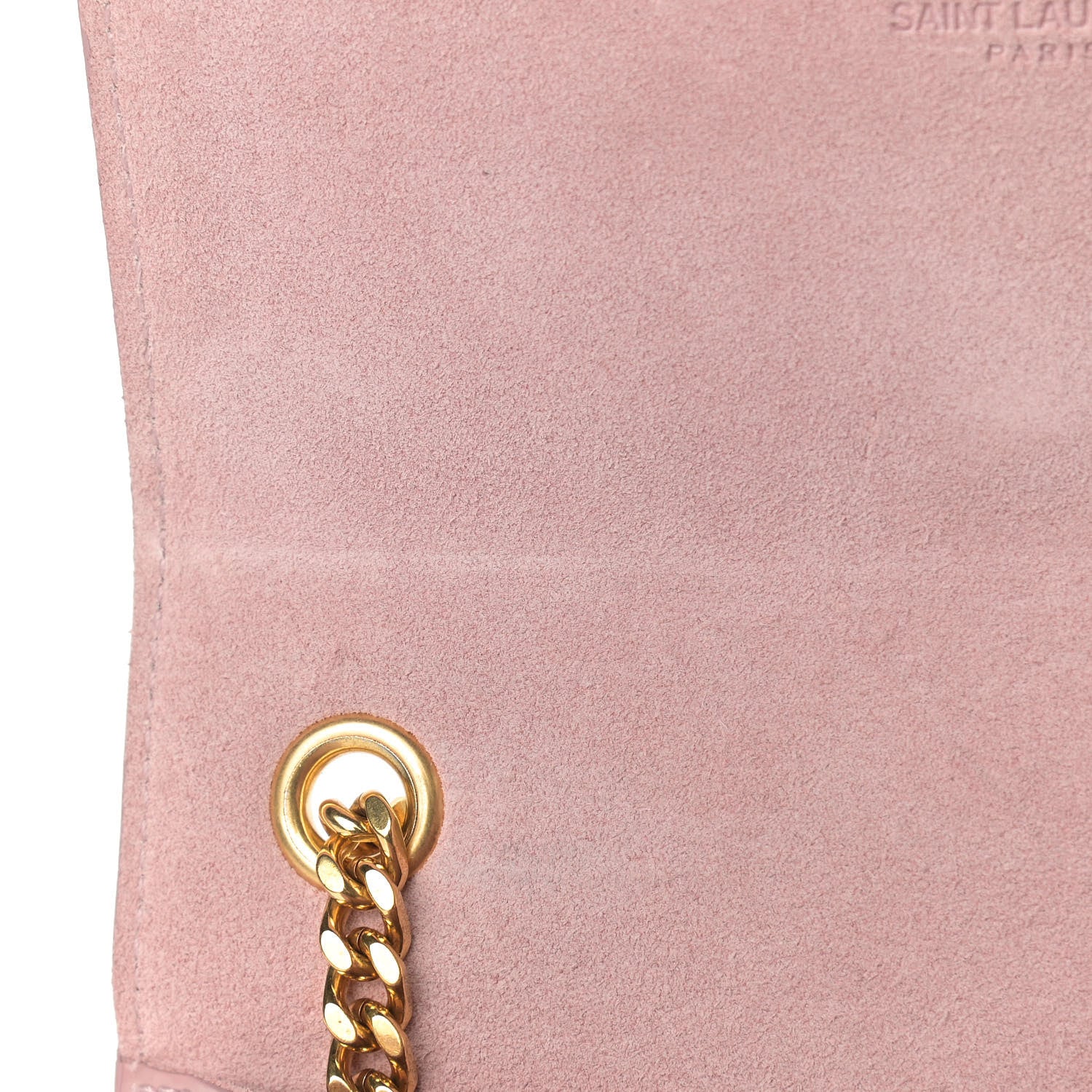 Saint Laurent Patent Small Classic Monogram Kate Satchel Dragee 9 of 10