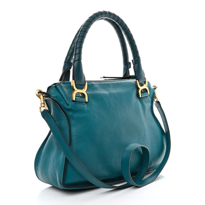 Chloe Calfskin Medium Marcie Satchel Laguna Blue 3 of 10