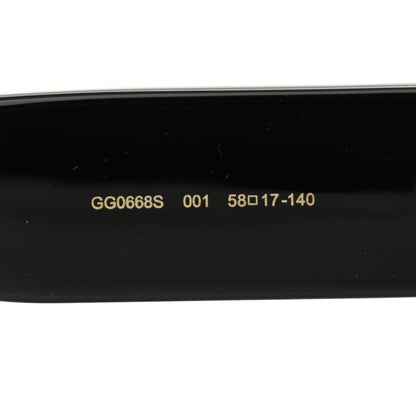 Gucci Acetate Aviator Sunglasses GG0668S Black 5 of 6