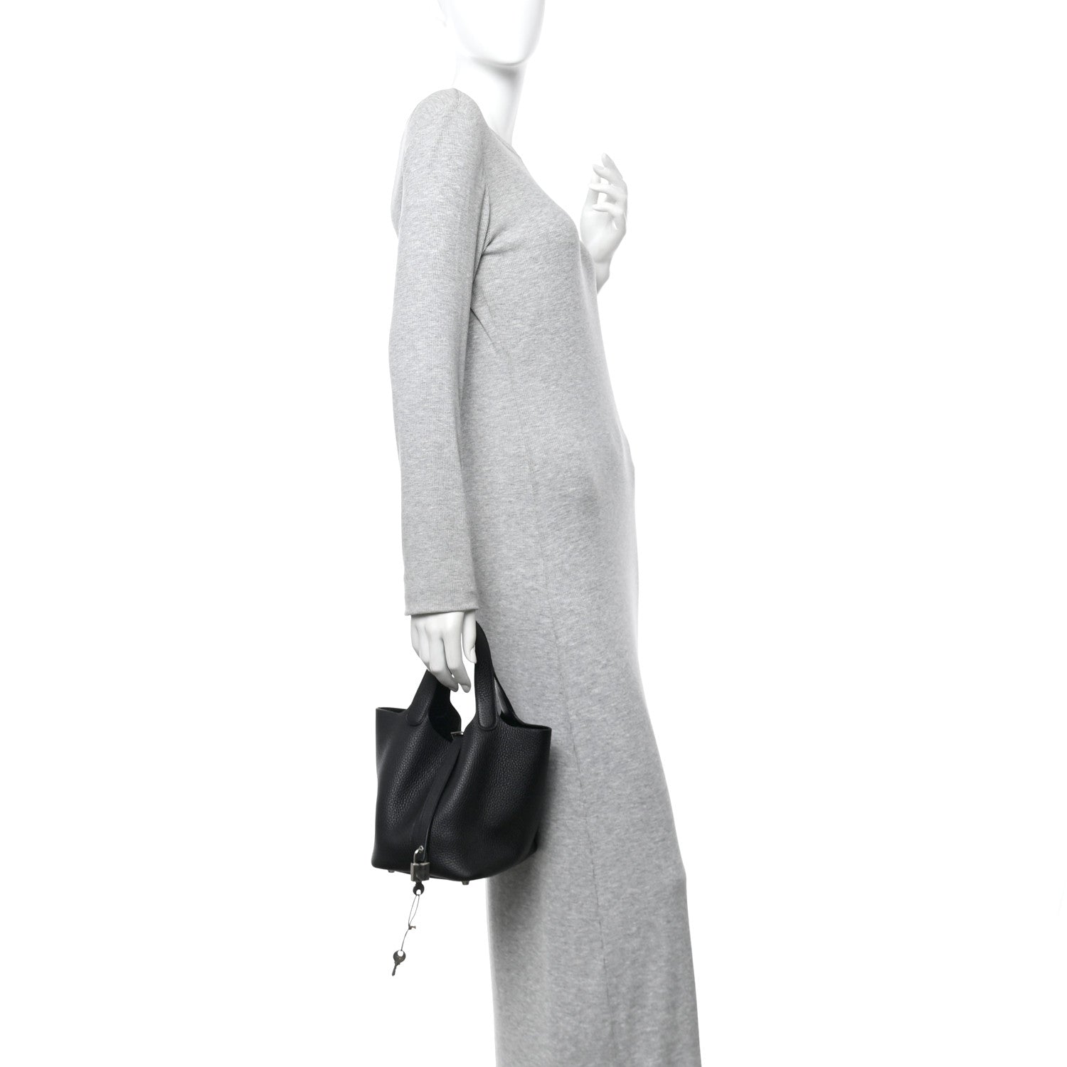 Hermes Taurillon Clemence Picotin Lock 18 PM Black 2 of 10