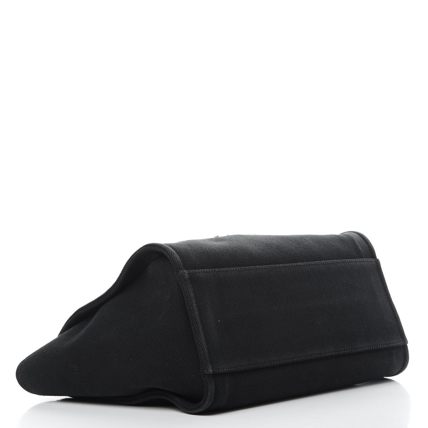 Canvas Pearl Medium Deauville Tote Black