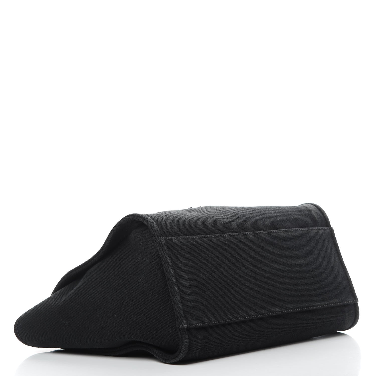 Chanel Canvas Pearl Medium Deauville Tote Black 4 of 14