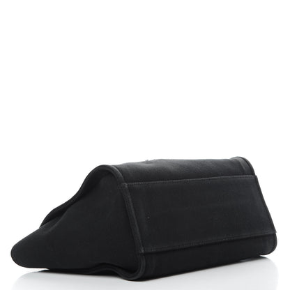 Chanel Canvas Pearl Medium Deauville Tote Black 4 of 14