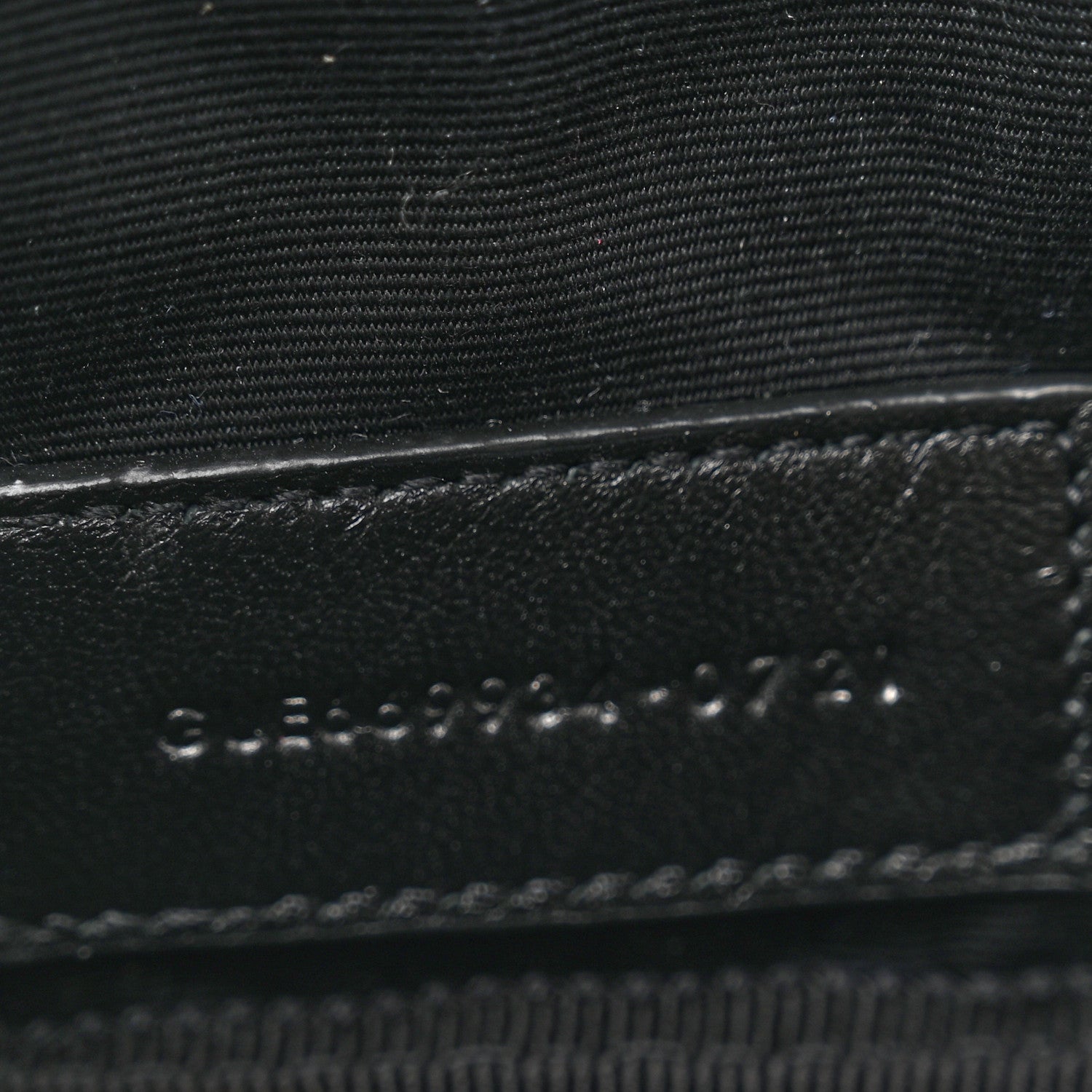 Saint Laurent Lambskin Quilted Lolita Cosmetic Pouch Black 7 of 9