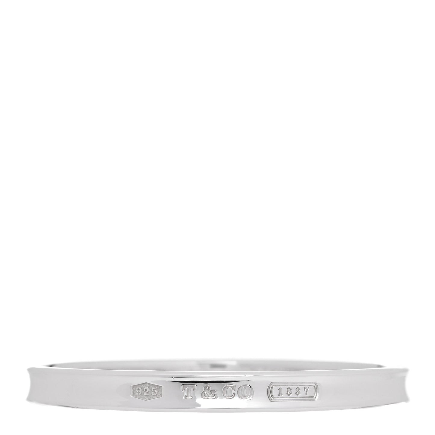 Sterling Silver Narrow 1837 Bangle Bracelet