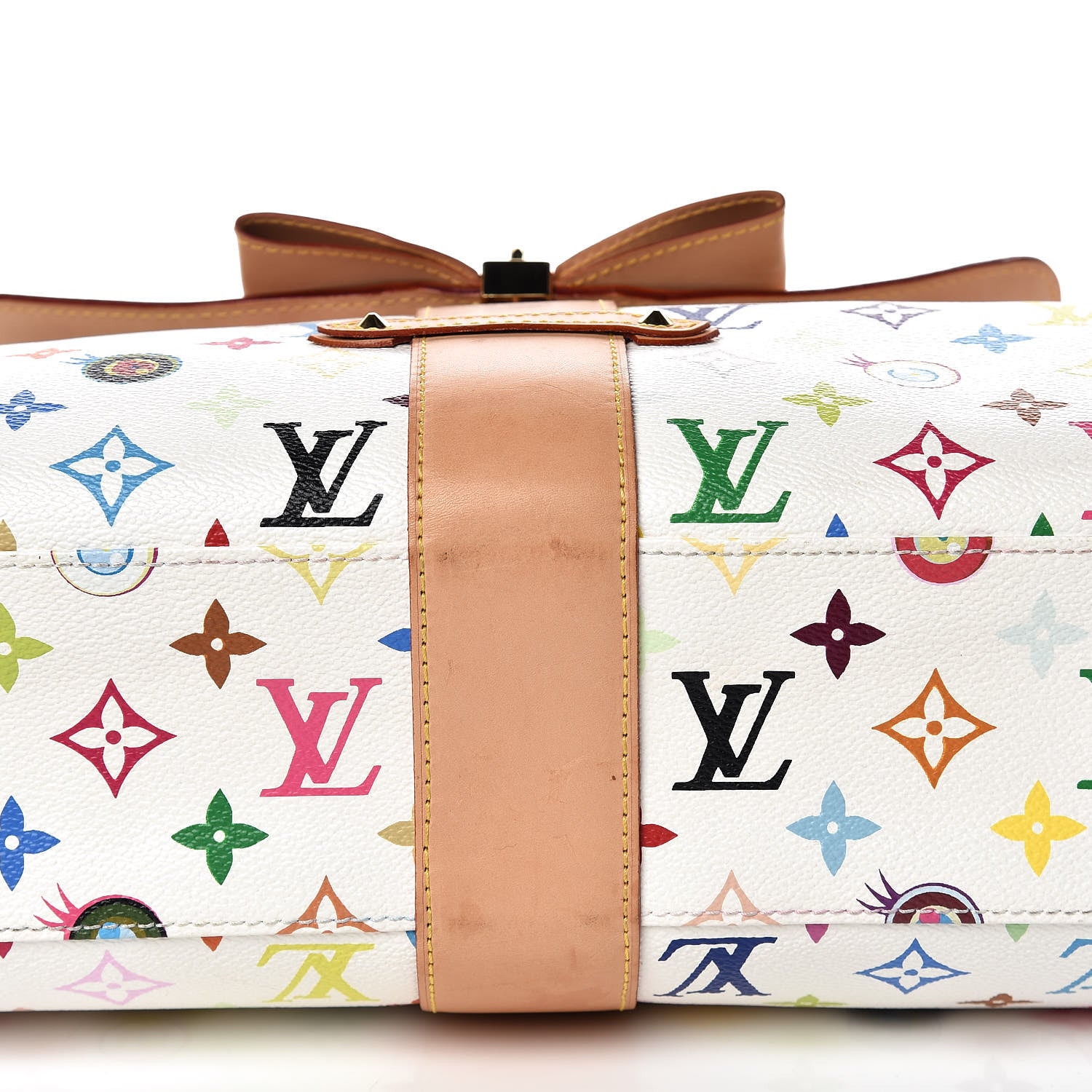 Louis Vuitton Monogram Multicolor Murakami Eye Love You White 10 of 14
