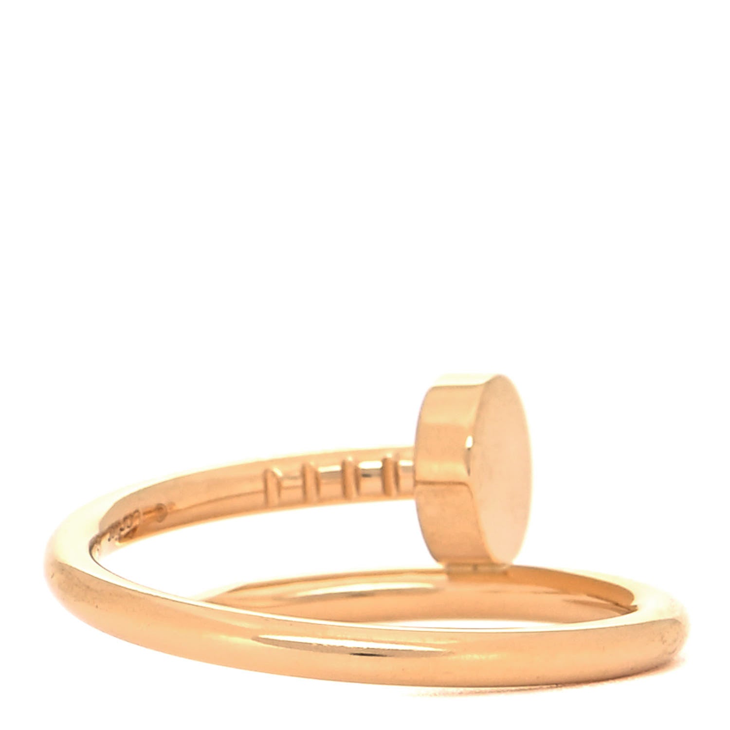 Cartier 18K Yellow Gold Small Juste Un Clou Ring 49 4.75 3 of 5