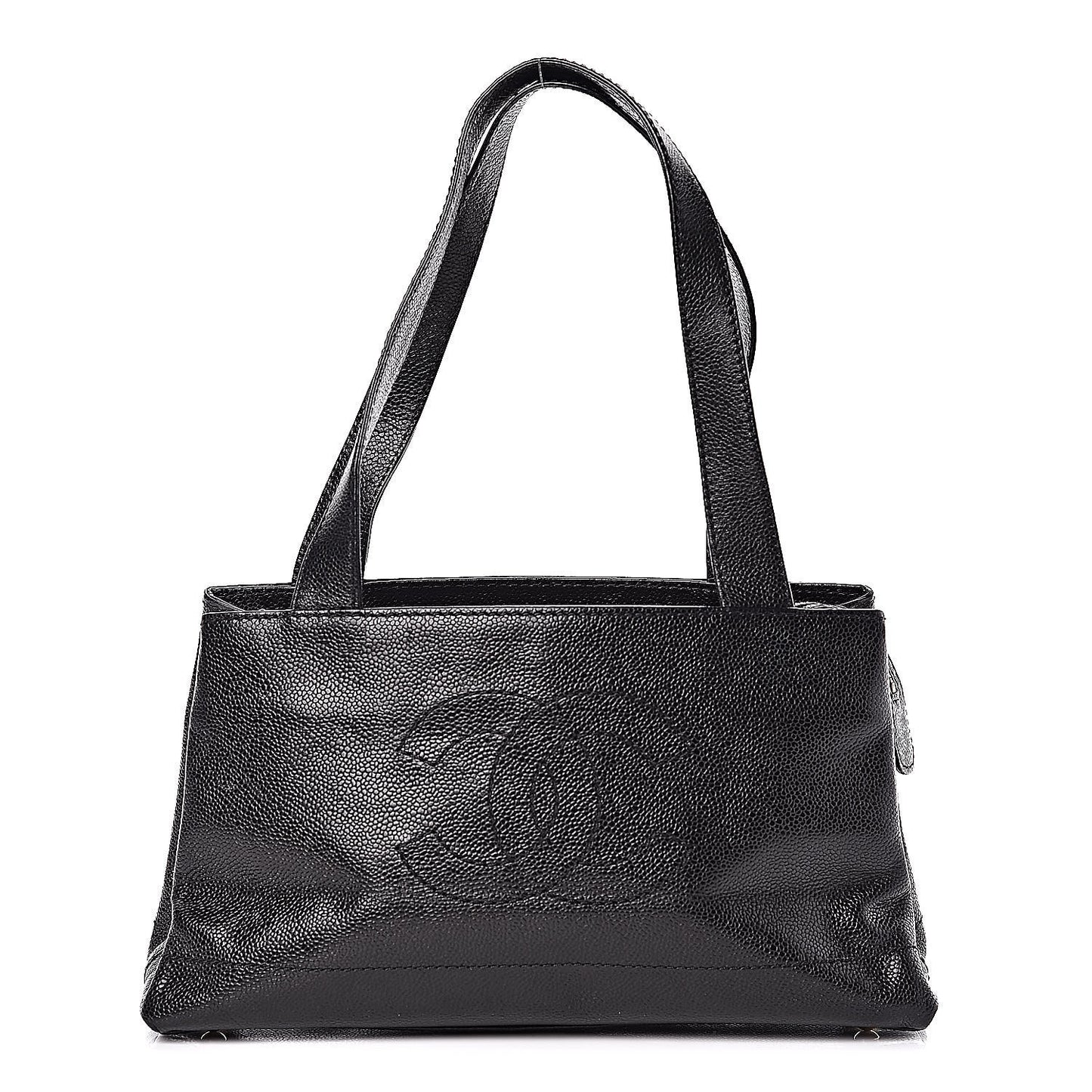 Caviar CC Shoulder Bag Black