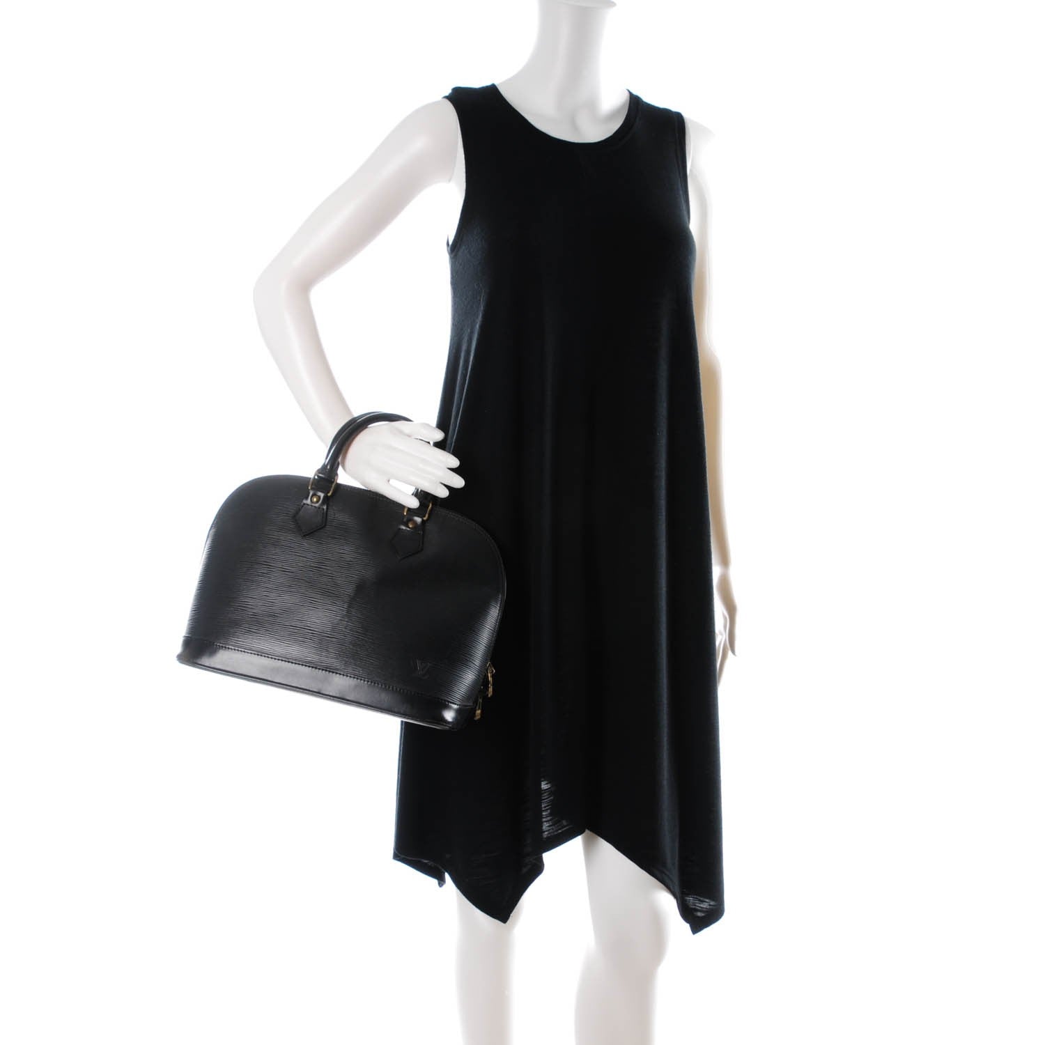 Louis Vuitton Epi Alma PM Black 2 of 7
