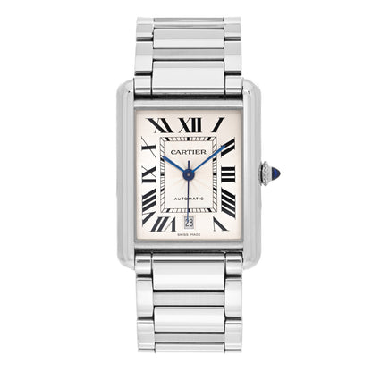 Cartier Stainless Steel 31mm Tank Must Automatic Watch 1 of 5