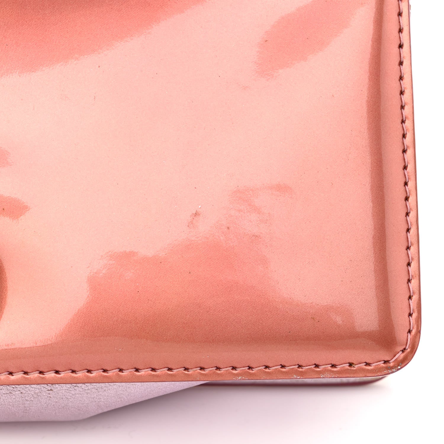 Chanel Metallic Patent Calfskin Quilted Small Boy Flap Pink 12 of 13