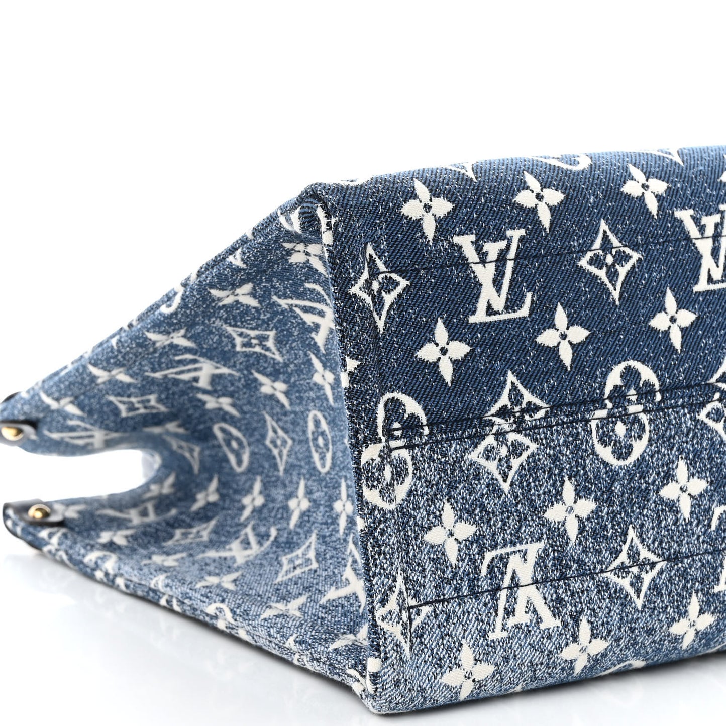 Monogram Jacquard Denim Onthego MM Bleu