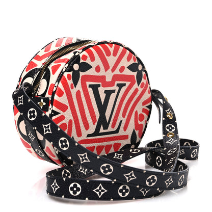 Louis Vuitton Monogram Giant Crafty Boite Chapeau Souple PM Creme Rouge Black 3 of 10
