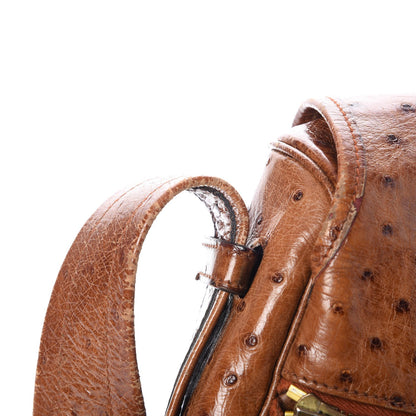 Hermes Ostrich Noumea Flap Bag Gold 11 of 11