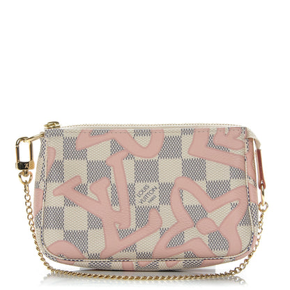 Louis Vuitton Damier Azur Tahitienne Mini Pochette Accessories 1 of 8