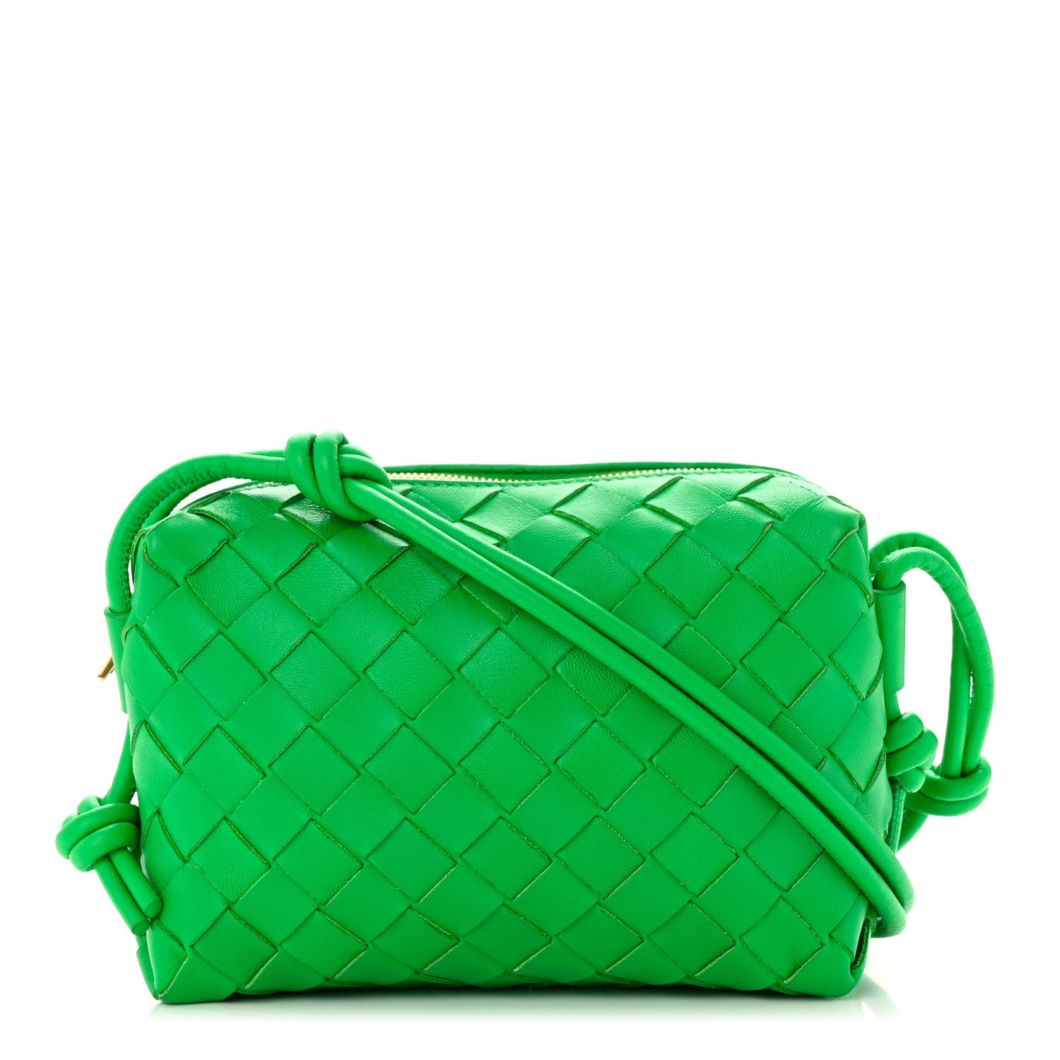 Bottega Veneta Nappa Intrecciato Mini Loop Camera Bag Parakeet 1 of 9
