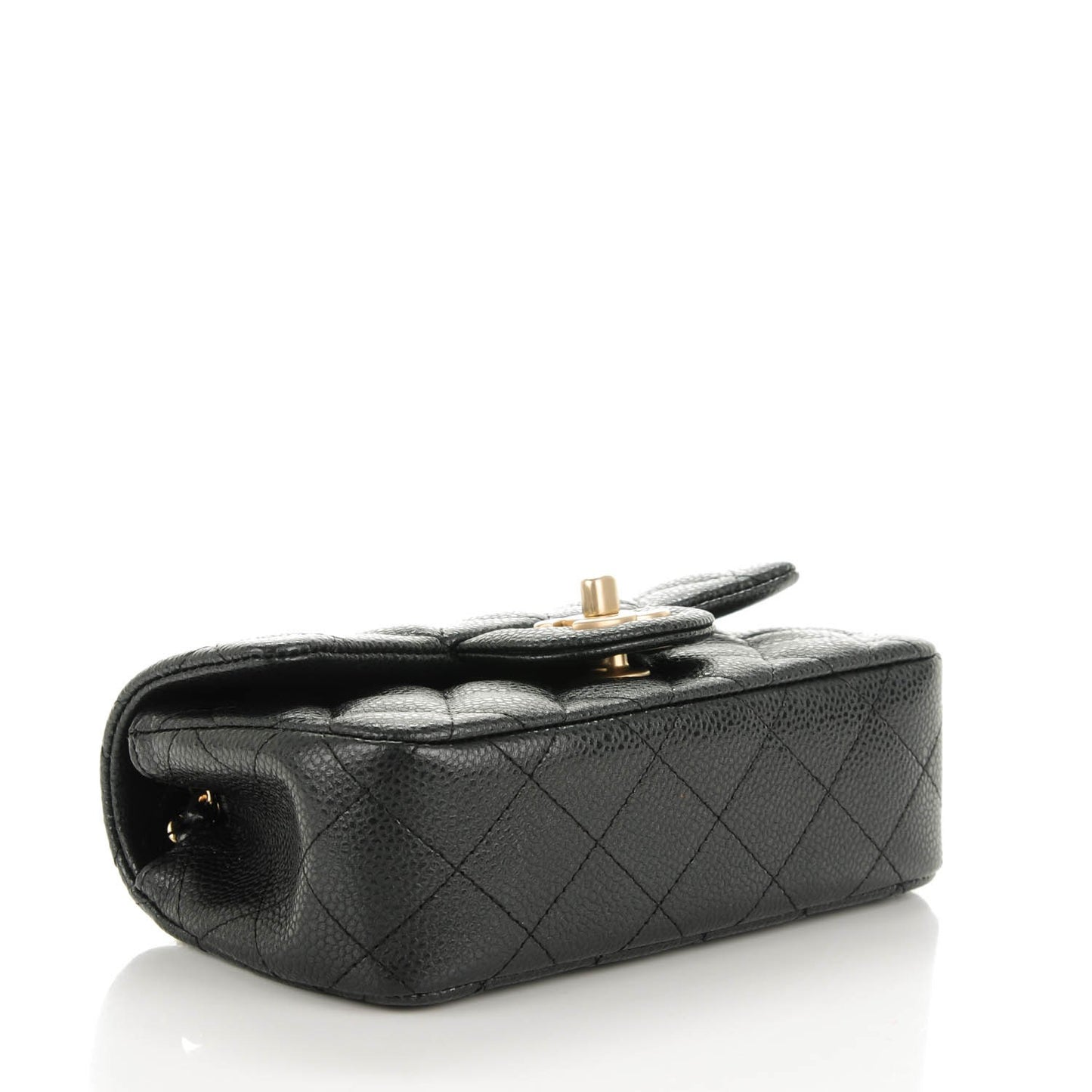 Caviar Quilted Extra Mini Flap Black