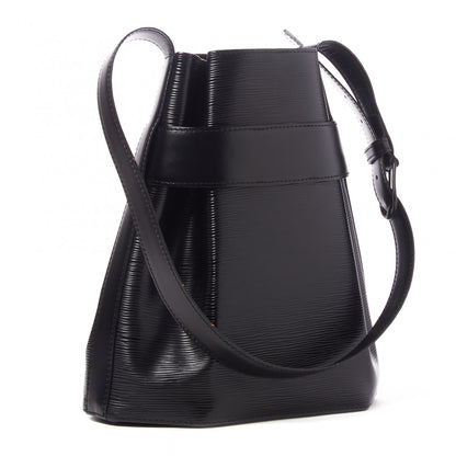 Louis Vuitton Epi Sac D'Epaule Black 3 of 9