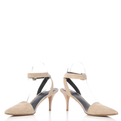 Alexander Wang Suede Lovisa Ankle Strap Pumps 38 Beige 5 of 9