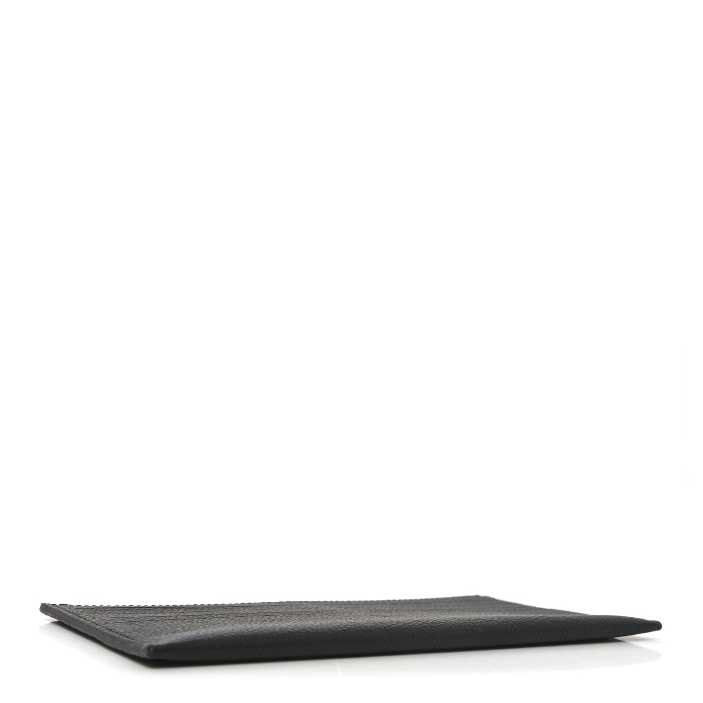 Calfskin Felicie Chain Wallet Card Holder Insert Black