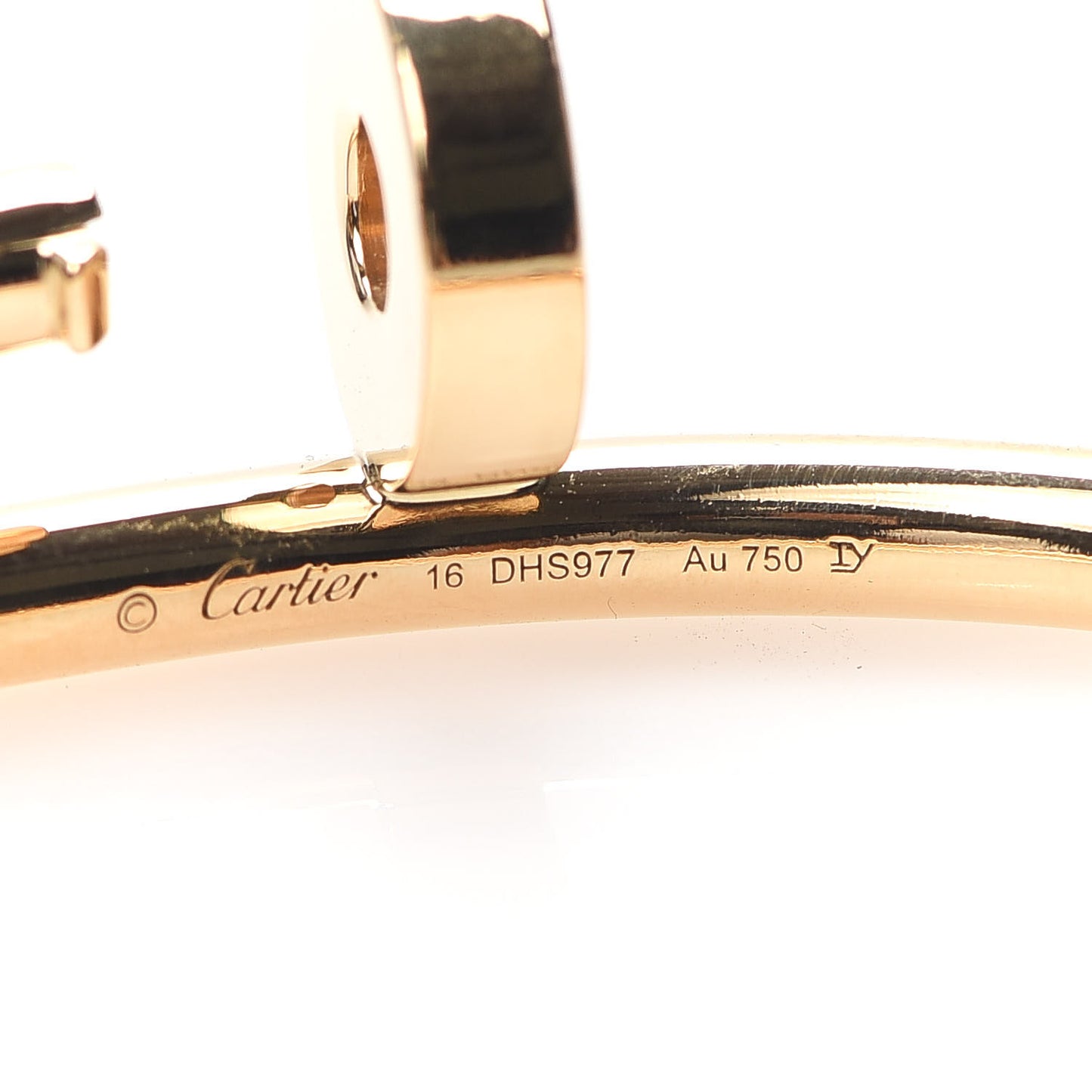 18K Yellow Gold Juste Un Clou Bracelet 16