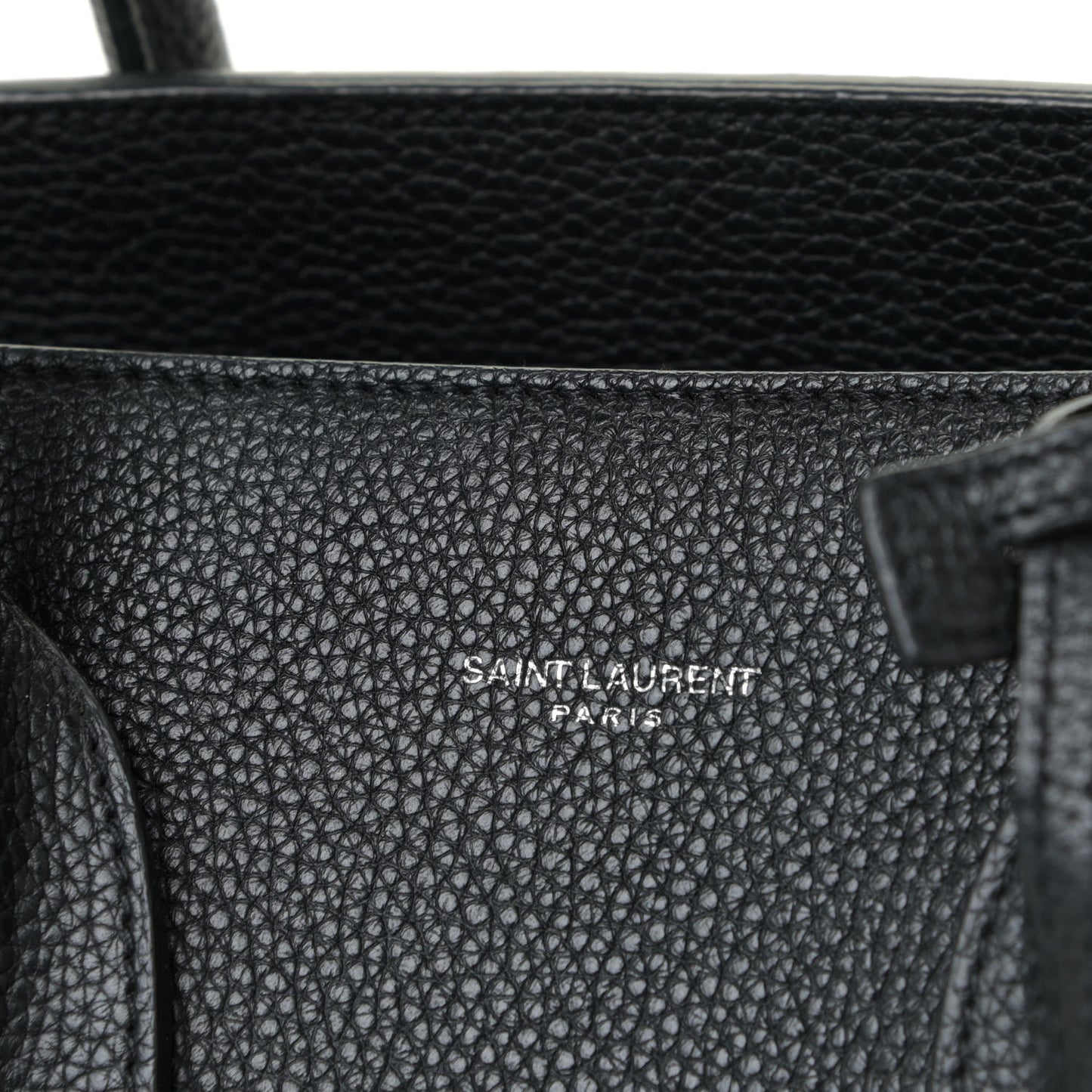 Grained Calfskin Small Supple Sac De Jour Black