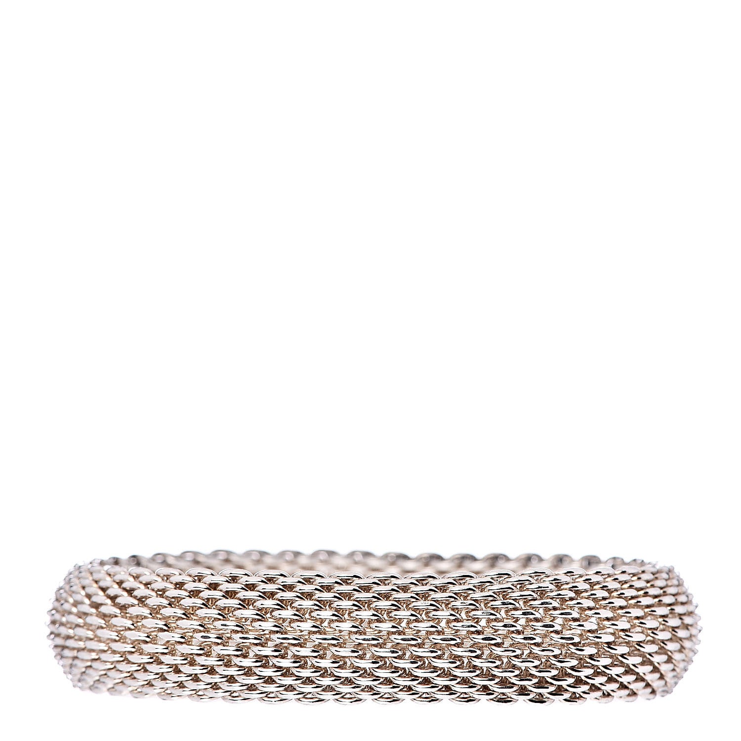Tiffany Sterling Silver Somerset Mesh Bracelet 1 of 5