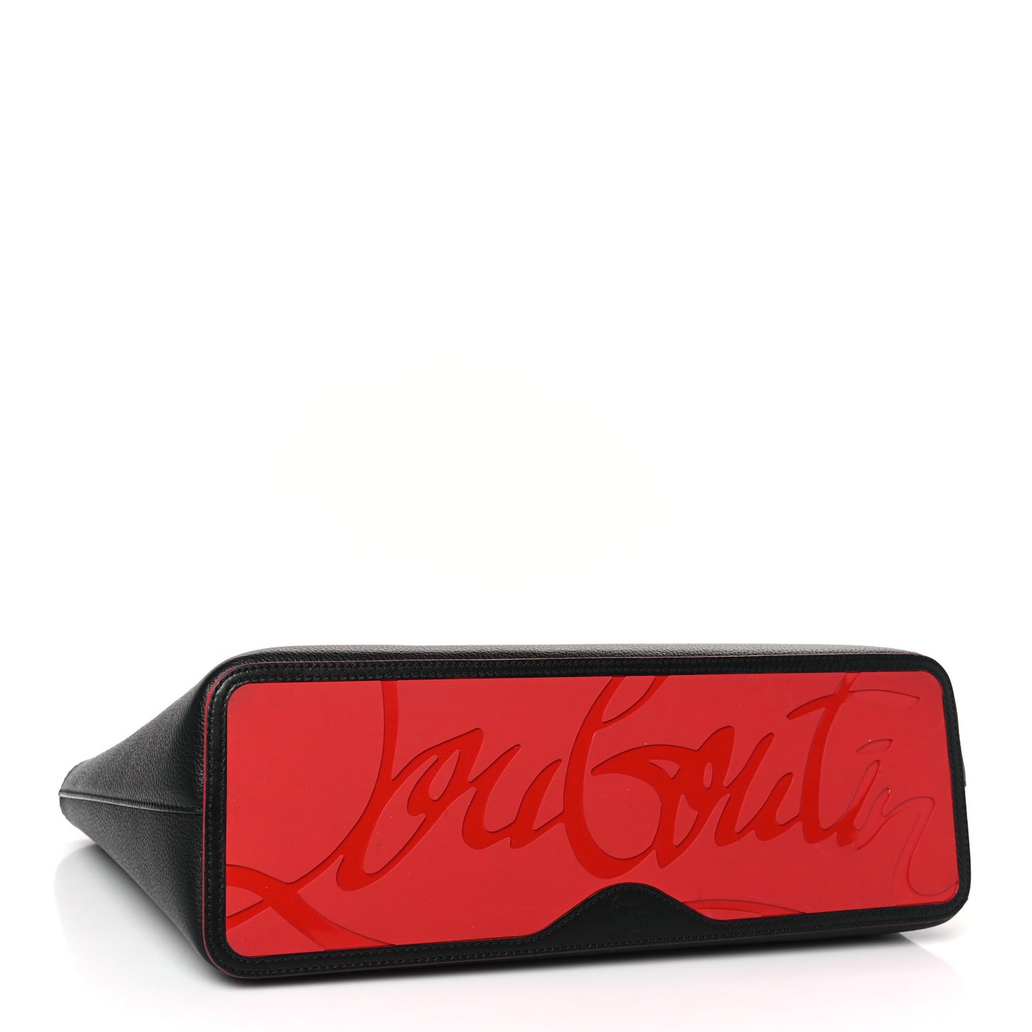 Calfskin Empire Spikes Small East West Cabata Tote Black