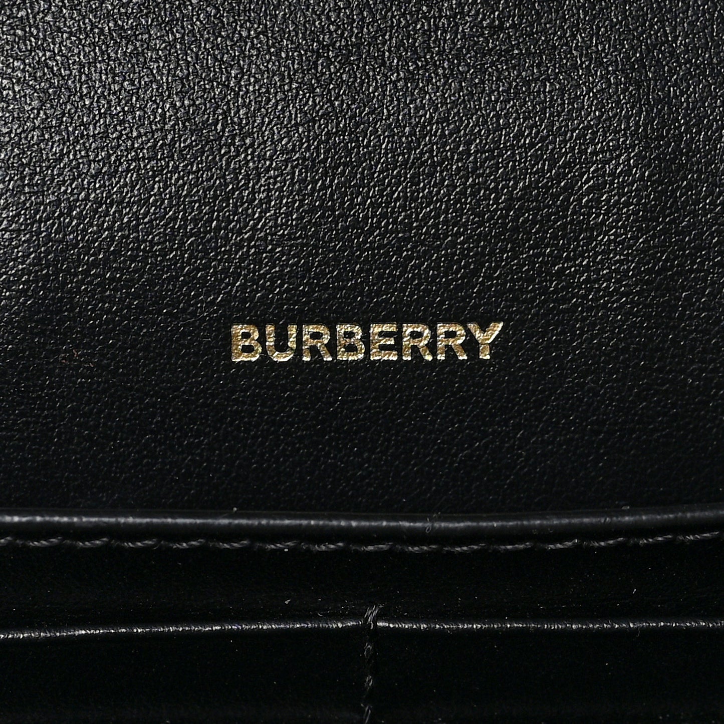 Grainy Calfskin Vintage Check Hampshire Crossbody Black