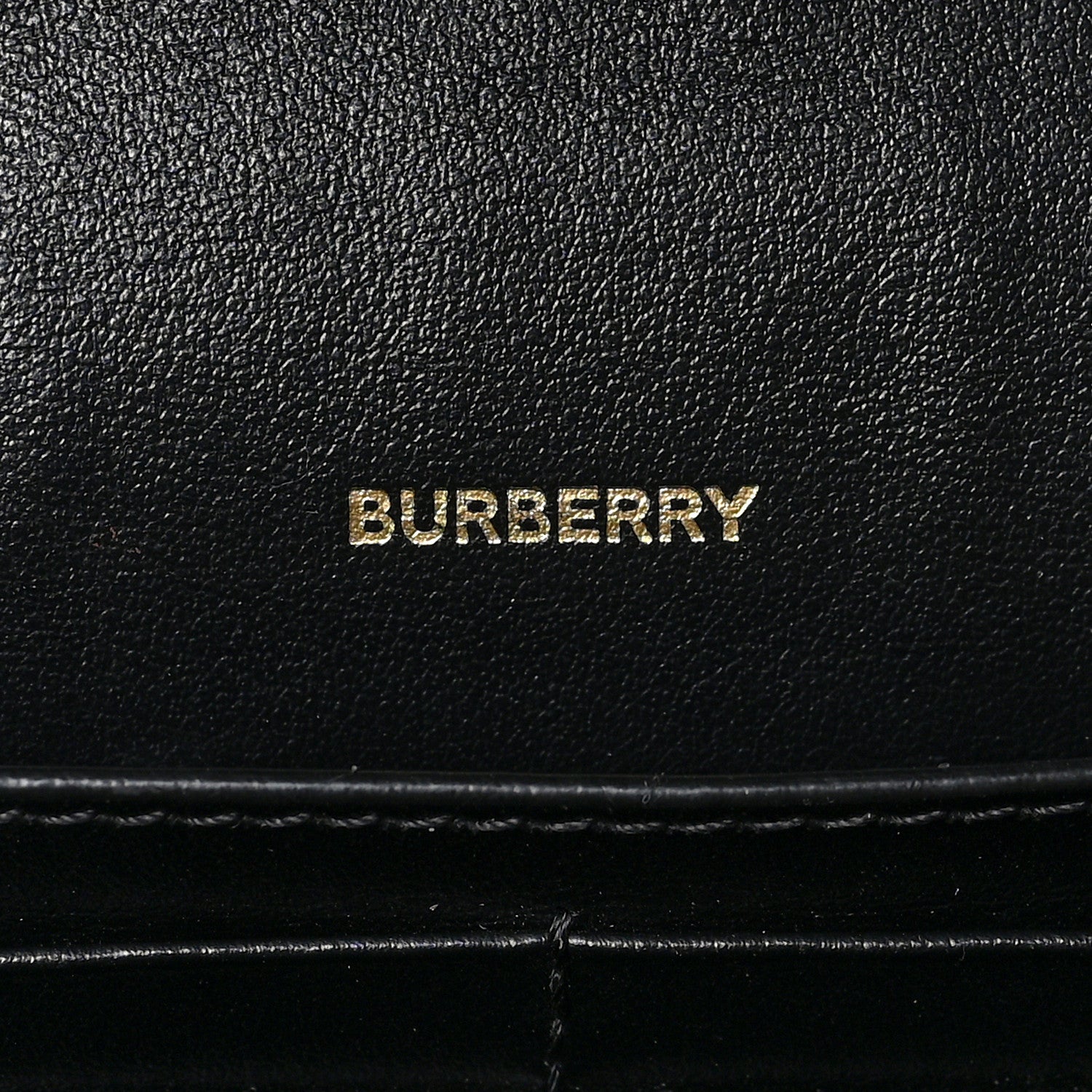 Burberry Grainy Calfskin Vintage Check Hampshire Crossbody Black 6 of 8
