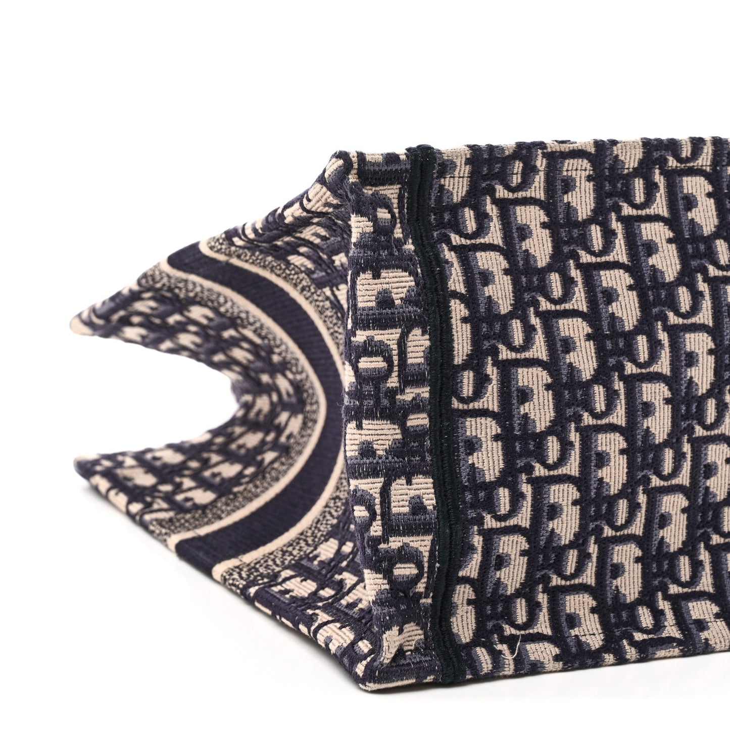 Oblique Medium Book Tote Blue Multicolor