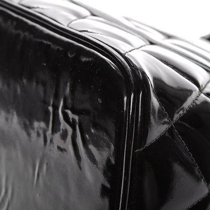 Chanel Patent Quilted Medallion Tote Black 26 of 29