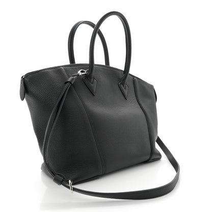 Louis Vuitton Veau Cachemire Soft Lockit PM Black 3 of 13