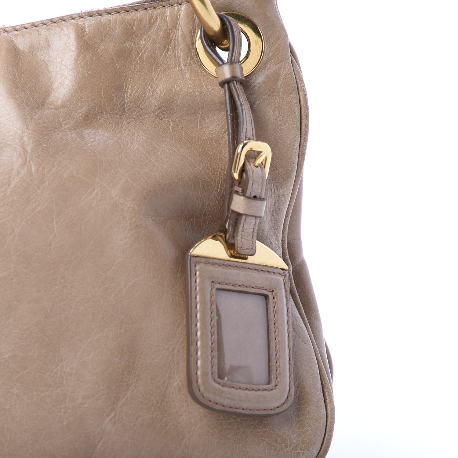 Prada Vitello Shine Shoulder Bag Cammeo 10 of 11