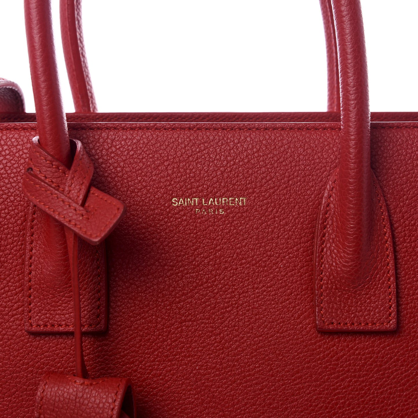 Grained Calfskin Baby Sac De Jour Lipstick Red