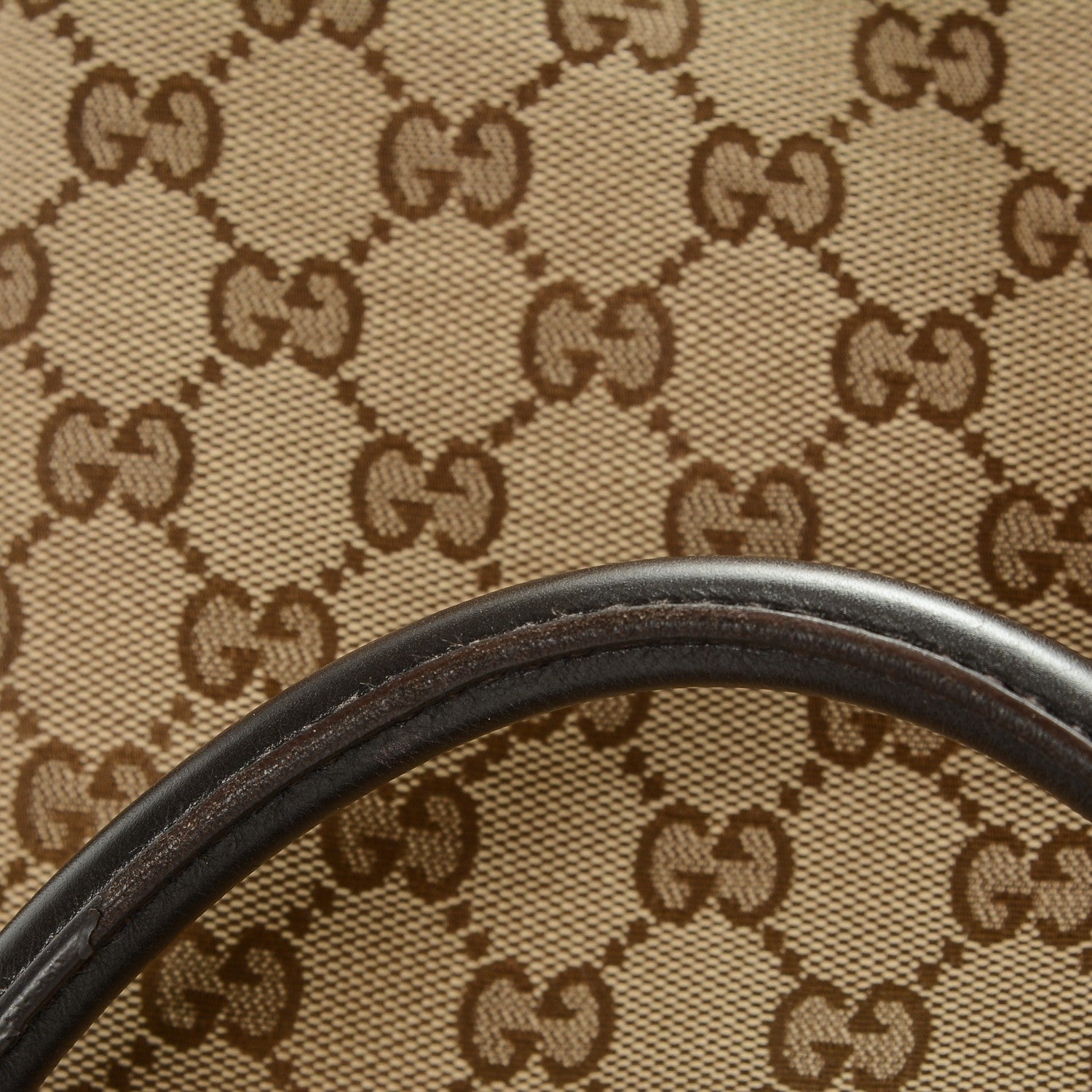 Gucci Monogram Large Sukey Tote Dark Brown 10 of 13