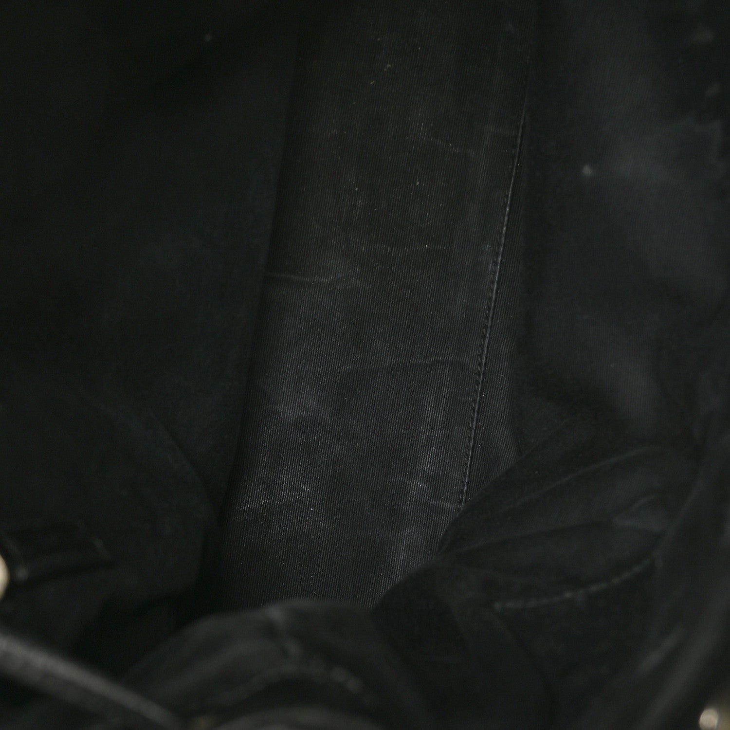 Saint Laurent Calfskin Y Quilted Monogram Medium Loulou Backpack Black 5 of 7