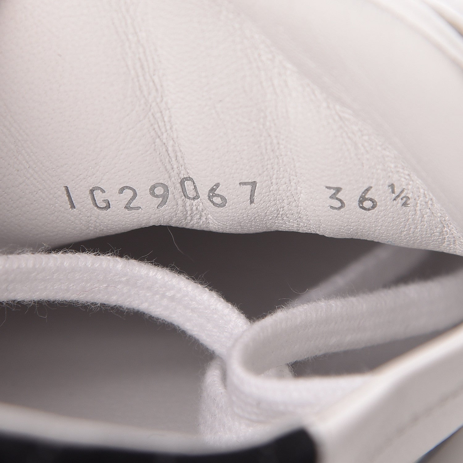 Chanel Calfskin Suede CC Sneakers 36.5 White Black 6 of 8