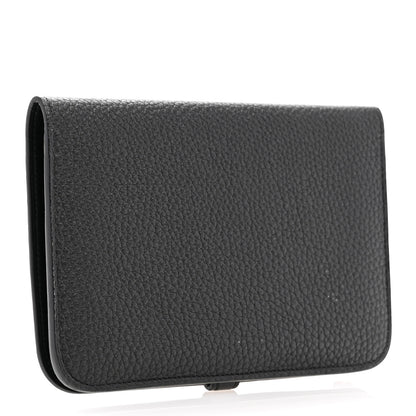 Hermes Togo Dogon Duo Wallet Black 4 of 9