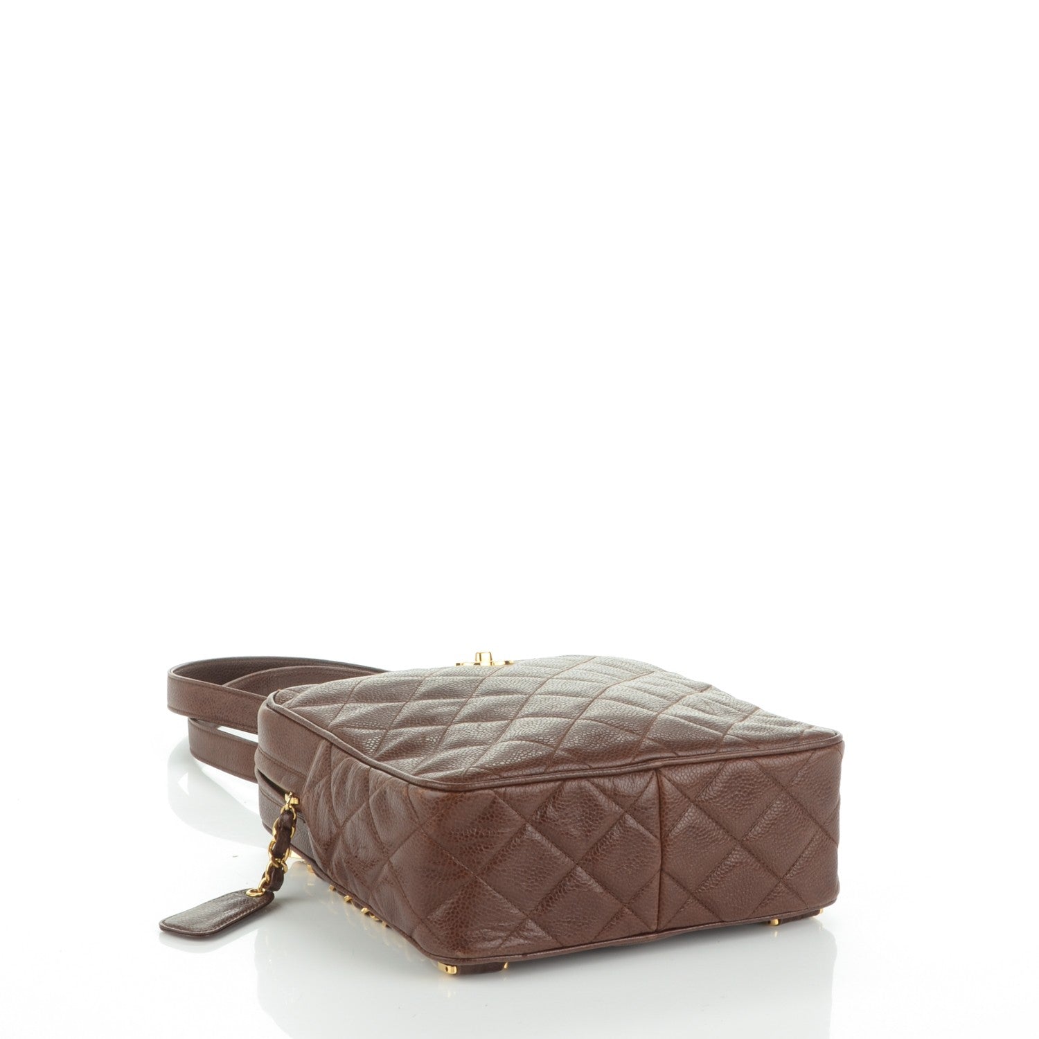 Chanel Caviar Quilted CC Backpack Brown 4 of 7