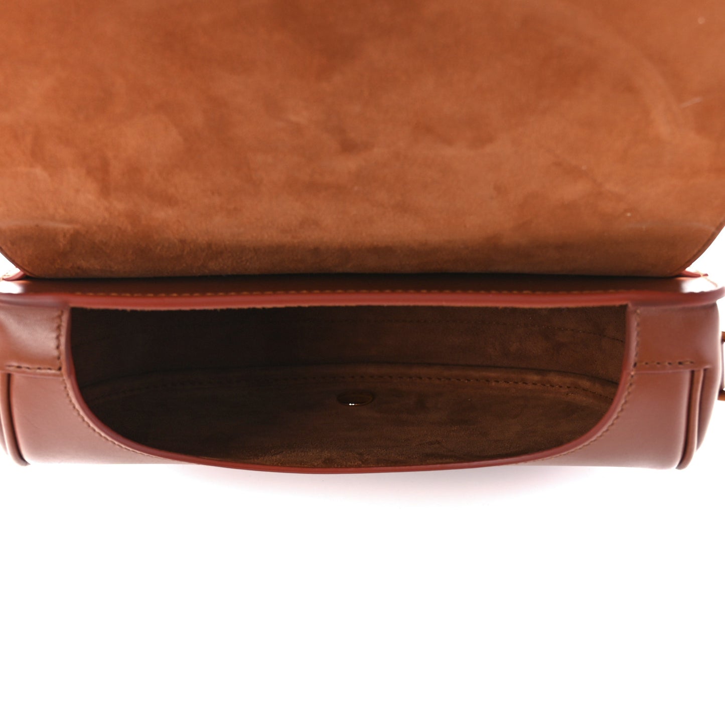 Box Calfskin Medium Bobby Flap Dark Tan