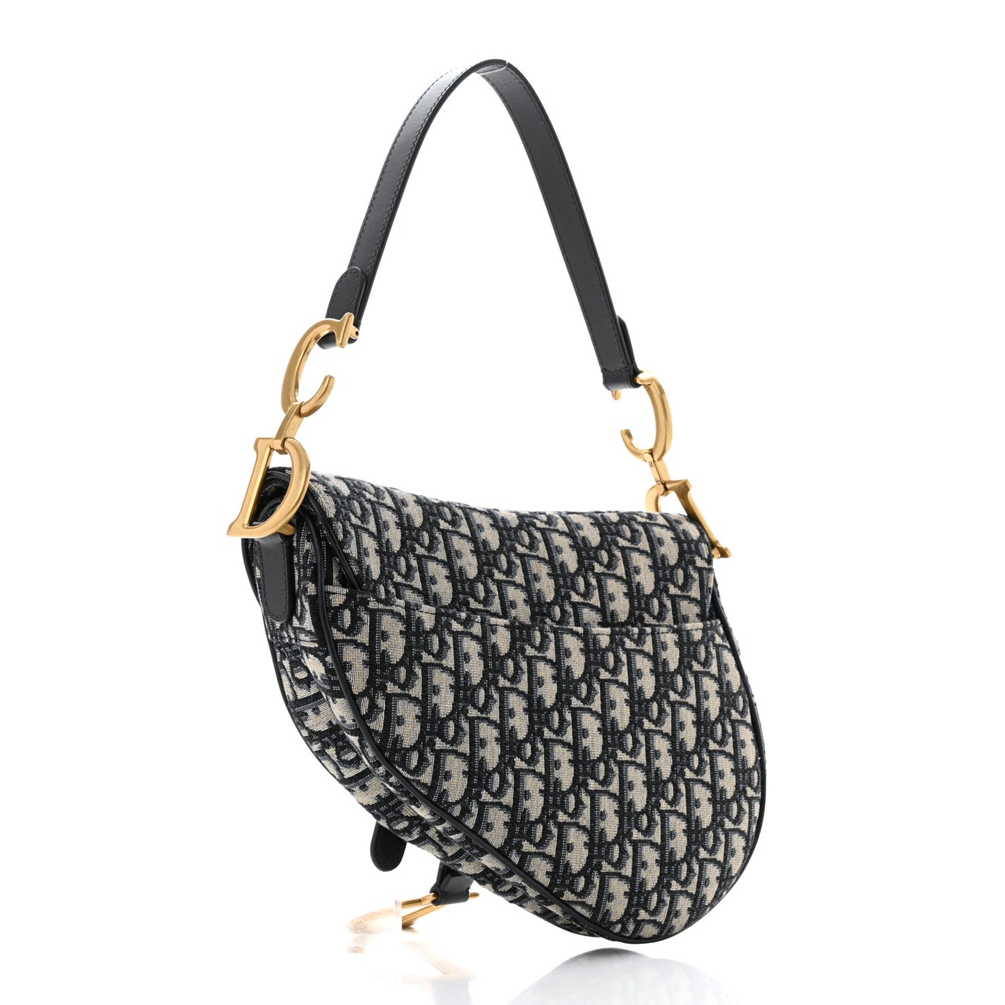 Oblique Saddle Bag Blue