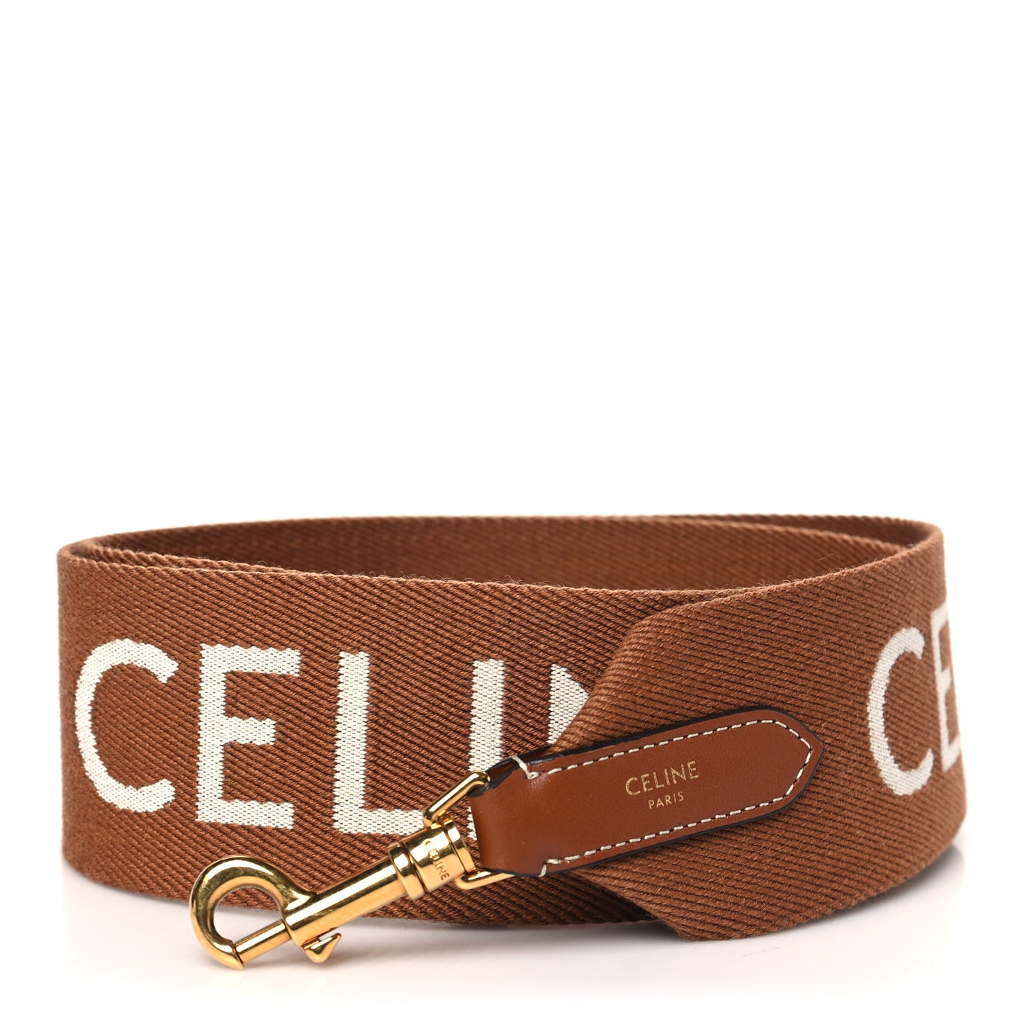 Jacquard Wool Strap Light Brown